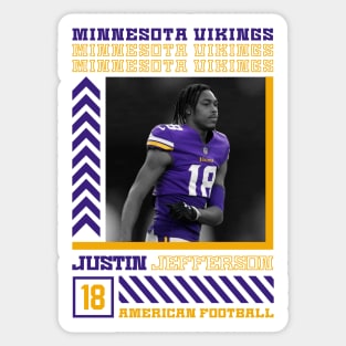 JUSTIN JEFFERSON Sticker